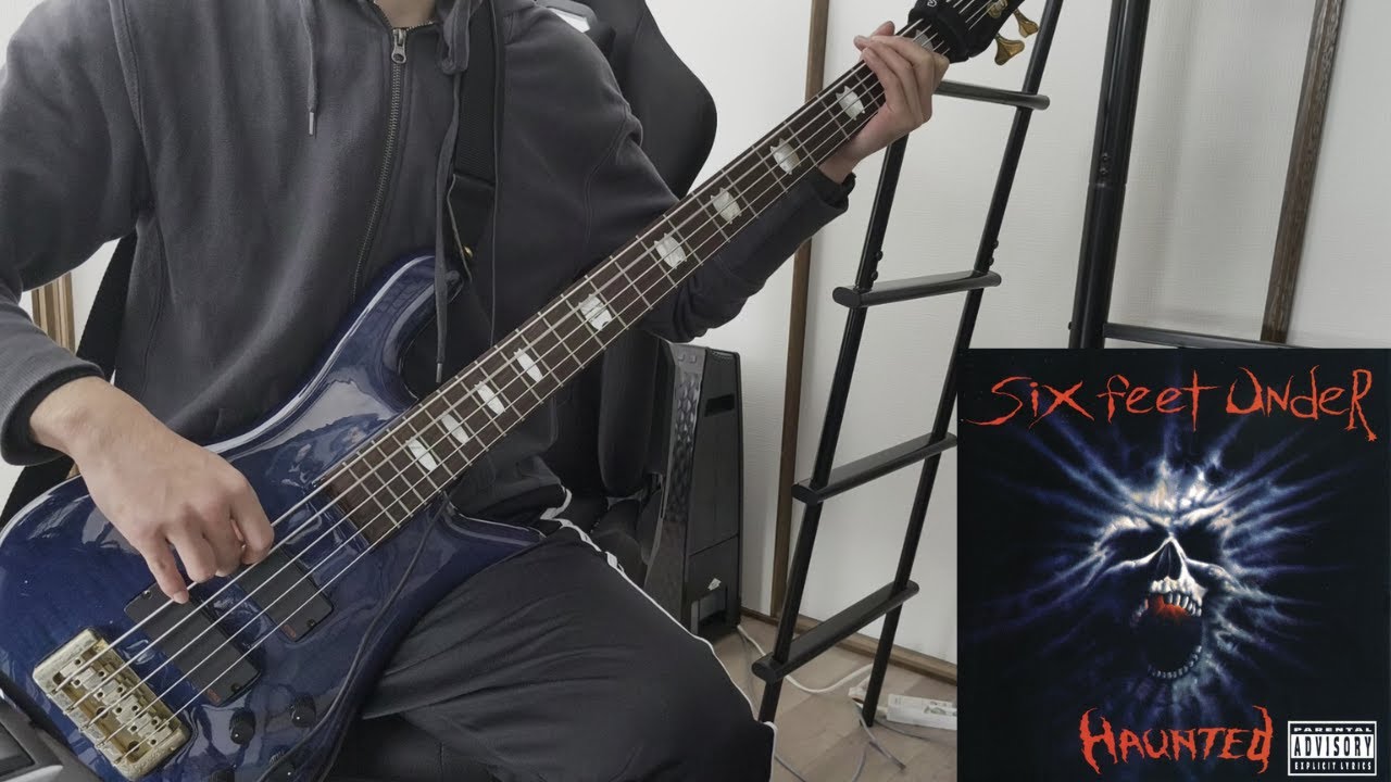 【Full】Six Feet Under - Human Target (Bass Cover)
