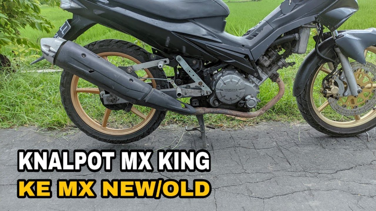 Knalpot MX King Standar ke Jupiter MX 135