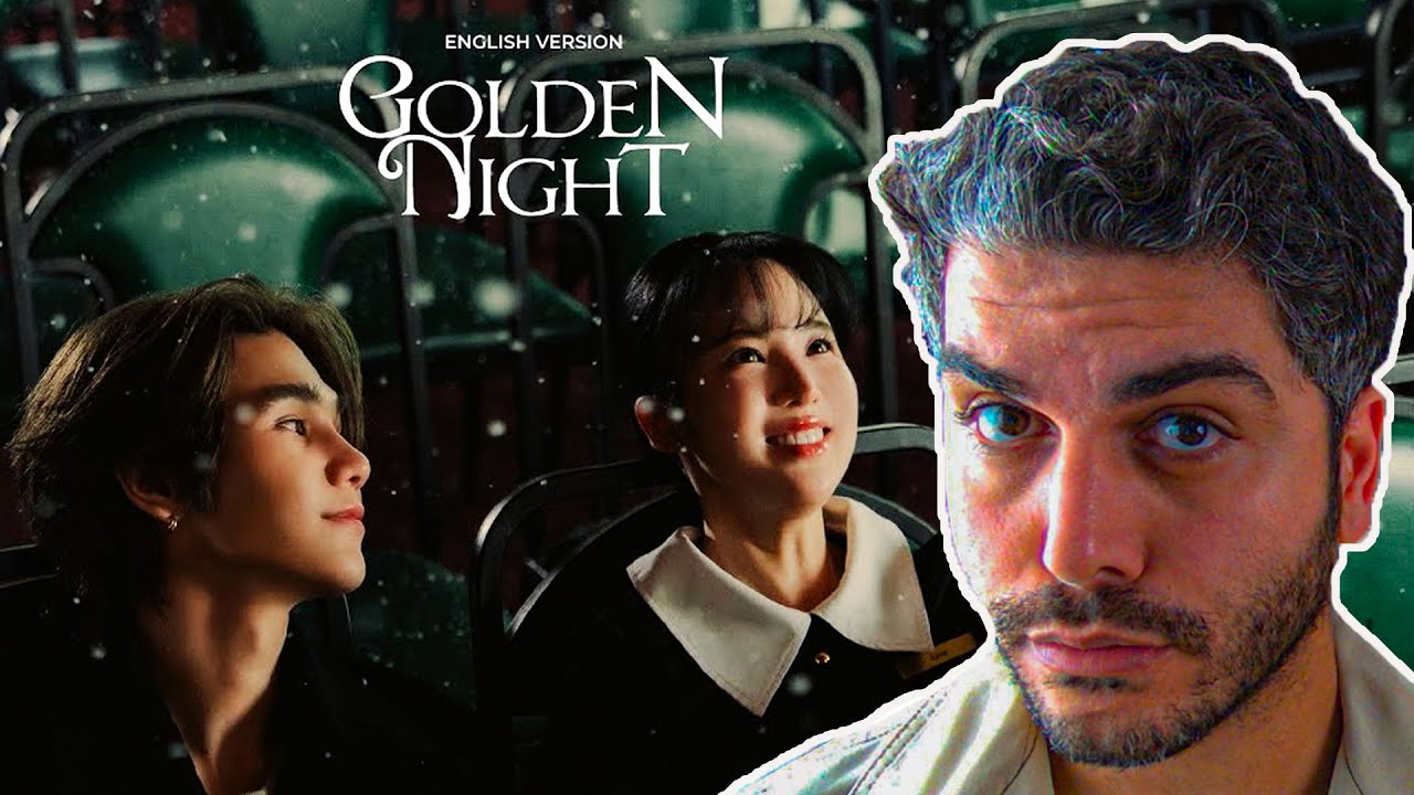 Jeff Satur - Golden Night (English Version )【Official Visualizer】REACTION