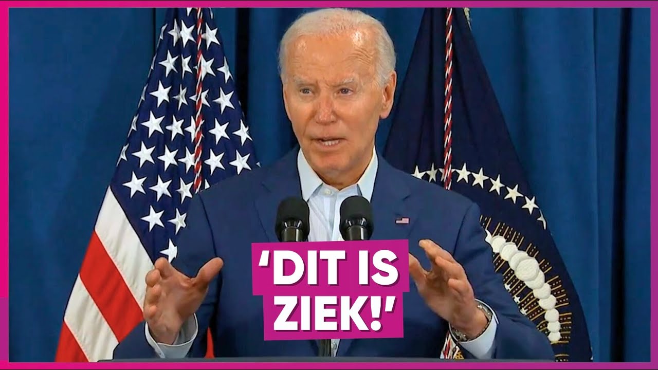 Boze Biden reageert fel op moordaanslag Trump