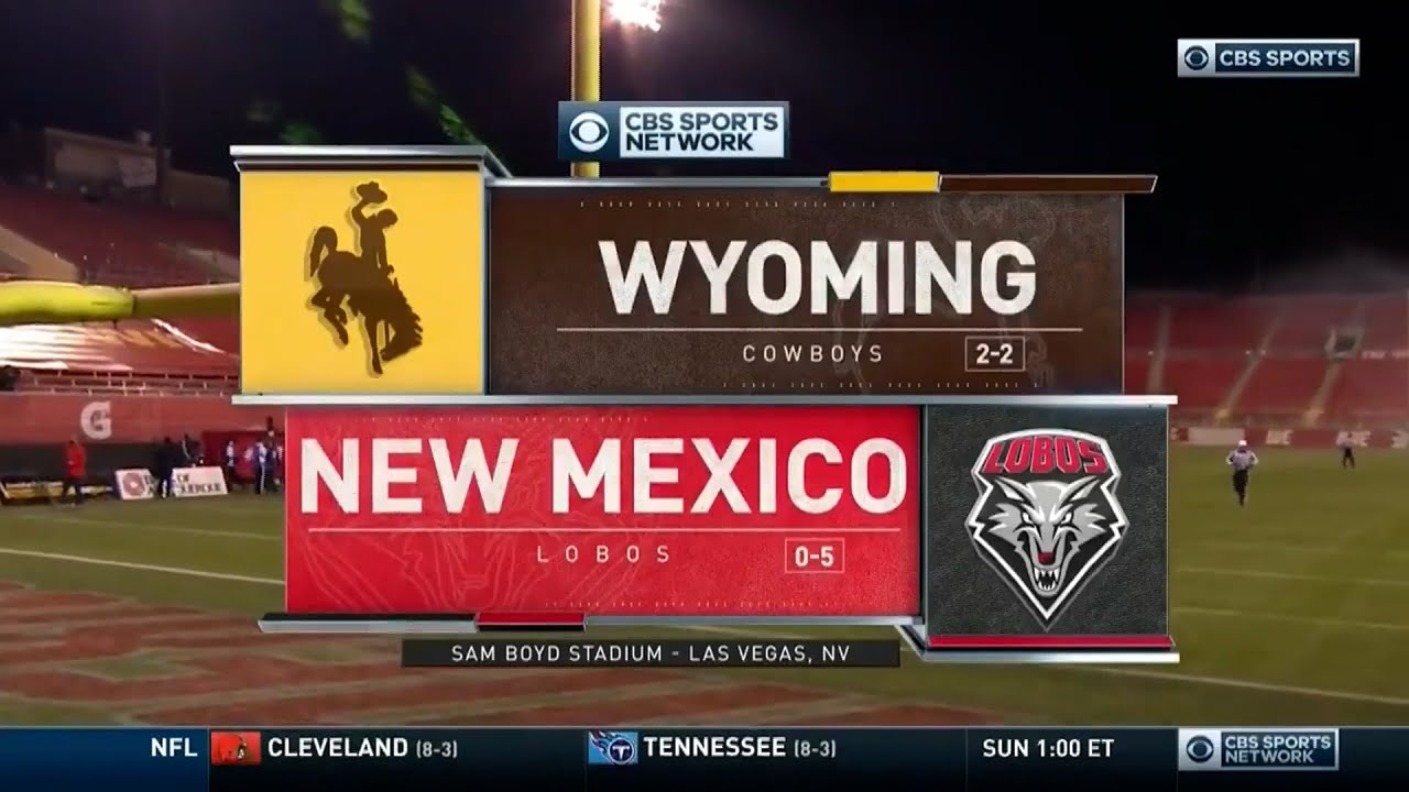 CFB: New Mexico Lobos vs Wyoming Cowboys - Full Broadcast (12/5/2020)