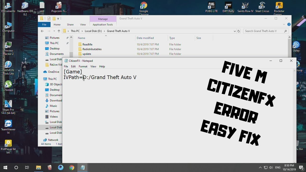 FiveM Fix Error - Could Not Find Game Executable - CitizenFX File (NEW FIX LINK IN THE DESCRIPTION!)