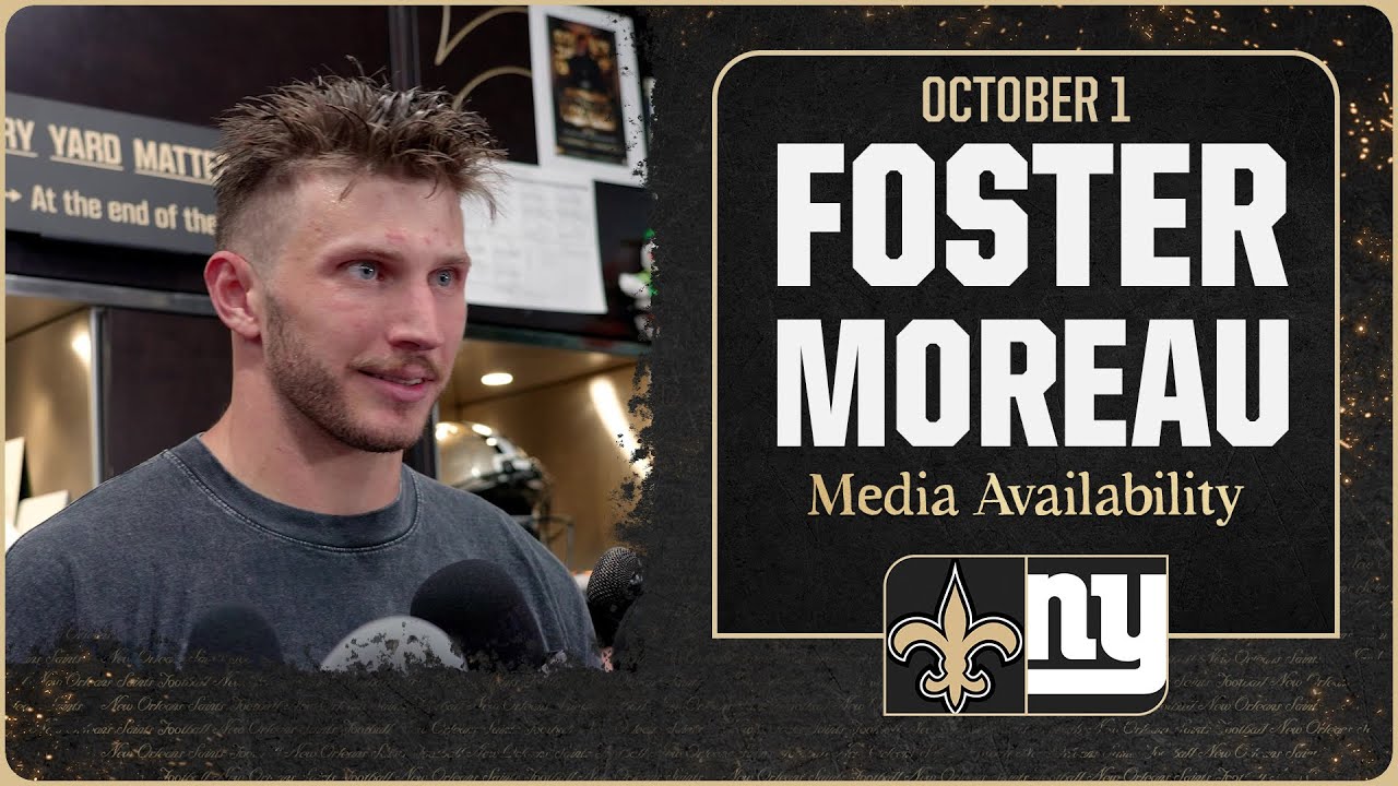 Фостер Моро возвращается после травмы | New Orleans Saints
