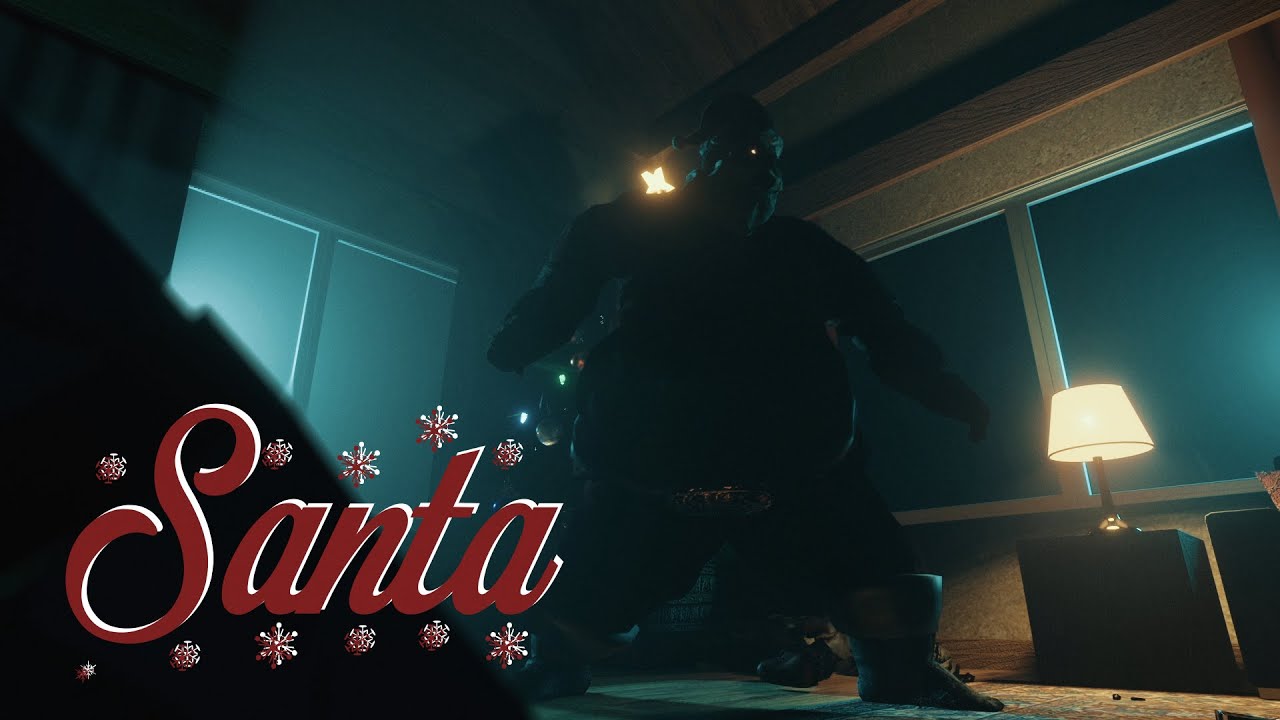 SANTA horror short | BLENDER 2.91
