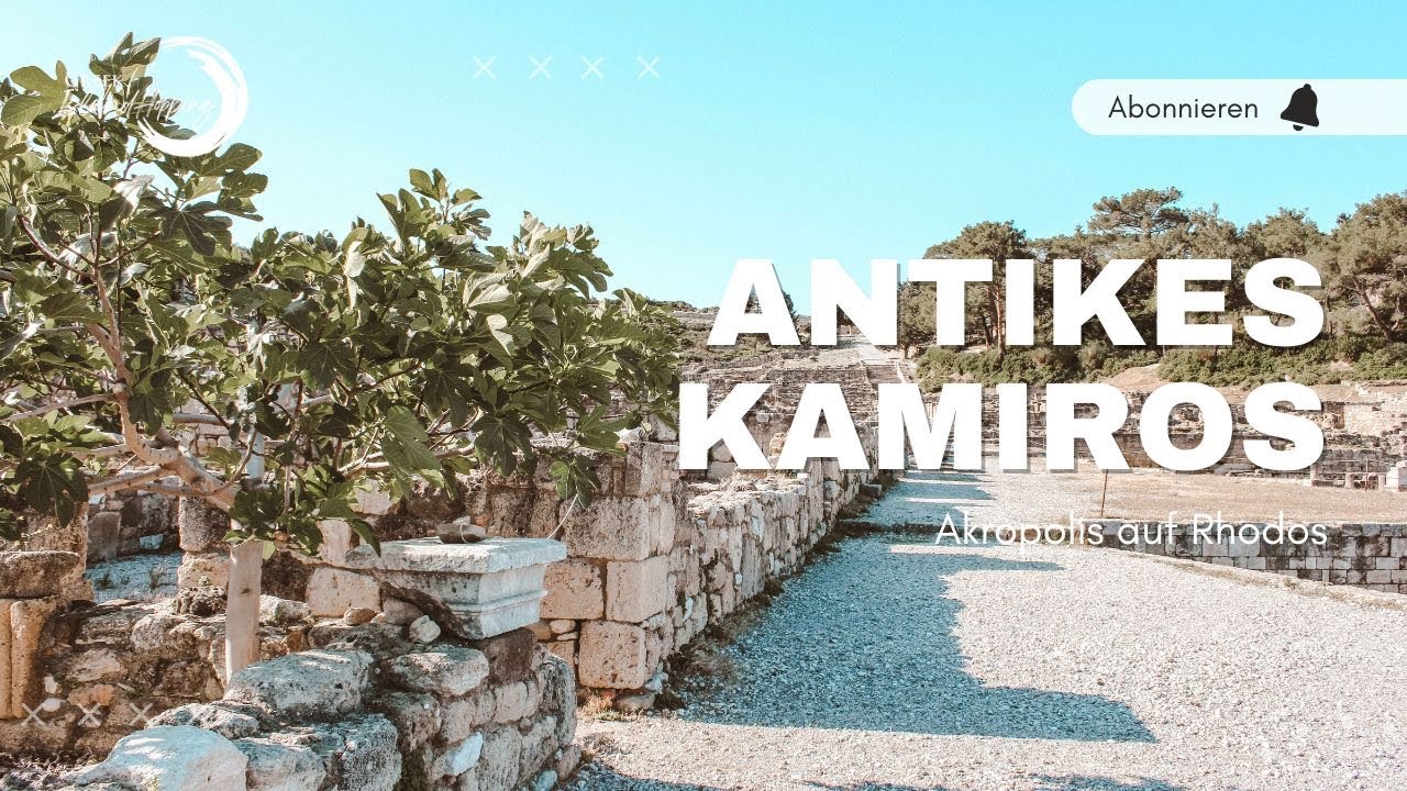 Antikes Kamiros - Ancient Kamiros auf Rhodos mit Akropolis