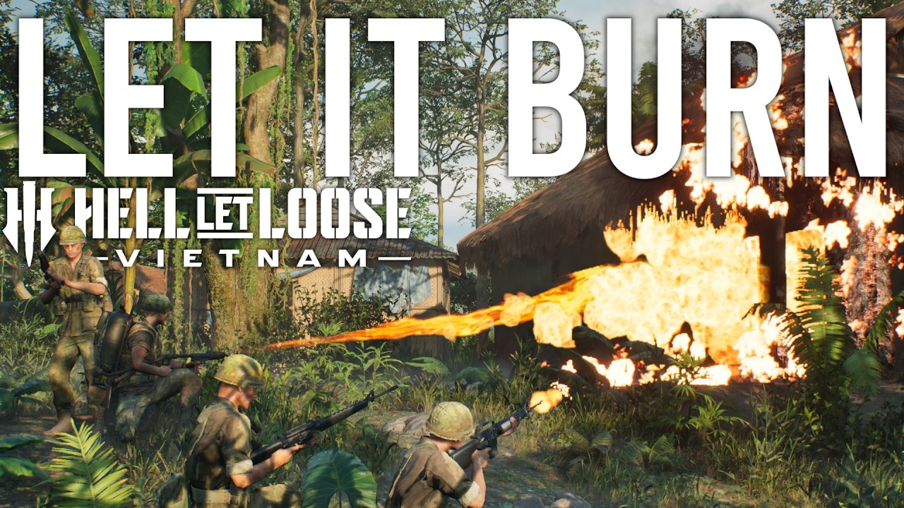 Hell Let Loose Vietnam &mdash; Геймплей с огнеметом это чистый хаос