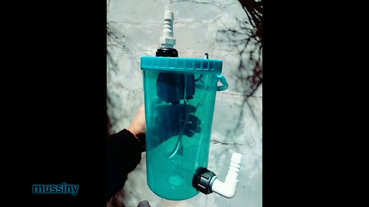 DIY FILTRO CANISTER, facil y ahorrador de luz (8 watts, 600 L/H)