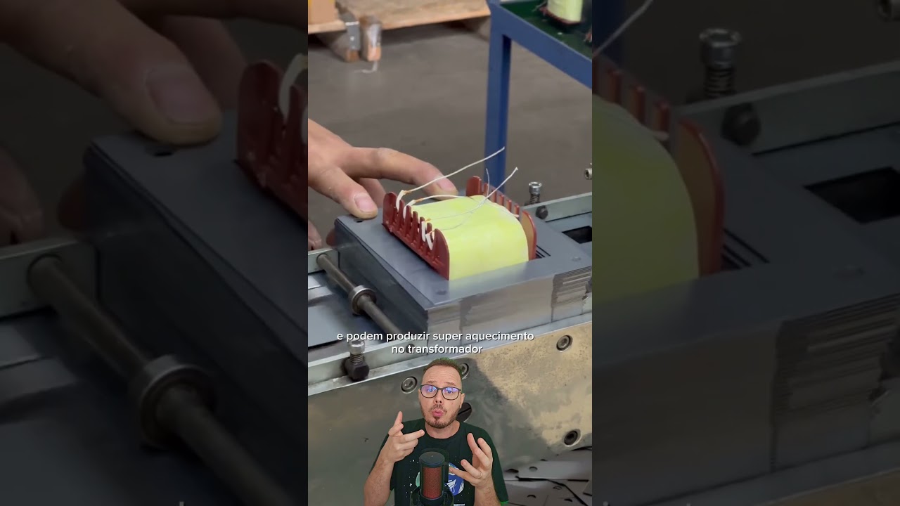 L&acirc;minas do transformador #fisica #curiosidade