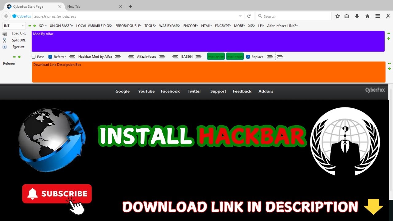 How to Install HackBar on CyberFox | Ethical Hacking Tool Setup
