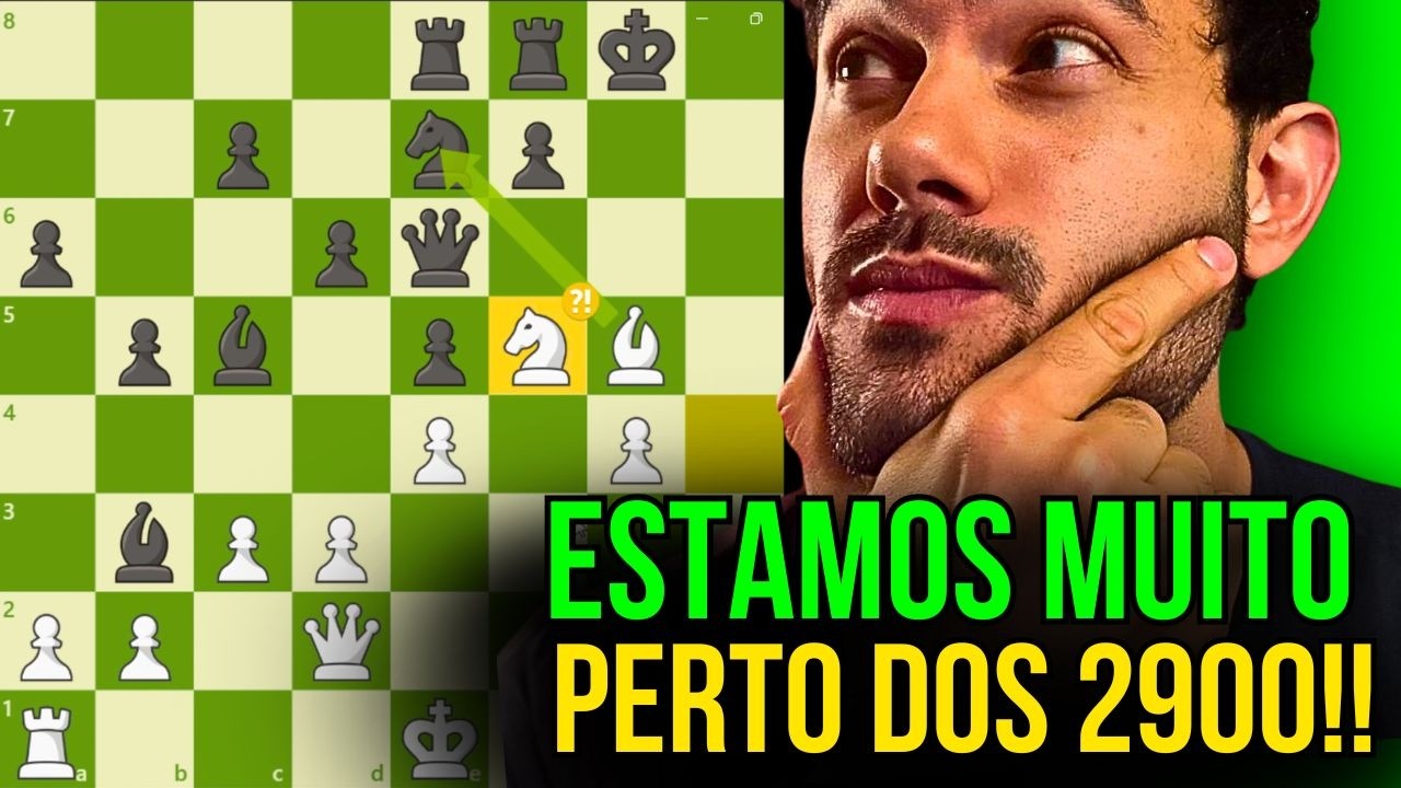 INSANO!! Estou MUITO PERTO dos 2900 no chess.com!!