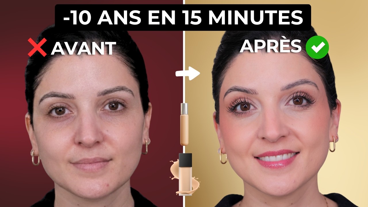 -10 ANS EN 15 MINUTES ? Ma routine maquillage 