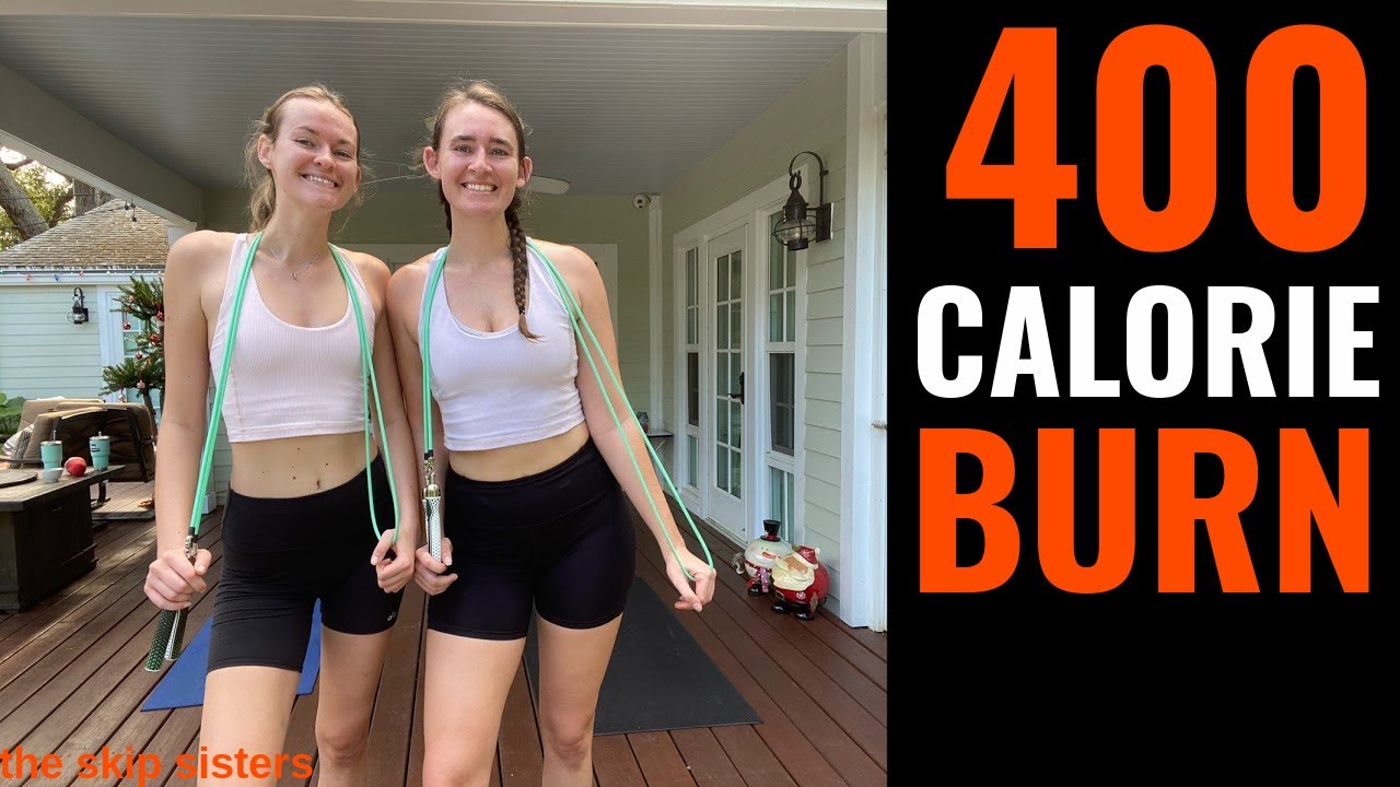 High Intensity At Home Jump Rope Workout | 400 Calorie Burn!