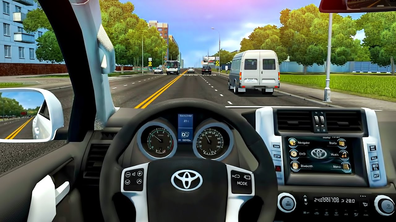 City Car Driving - Toyota Land Cruiser Prado 4.0 4WD - PC GamePlay