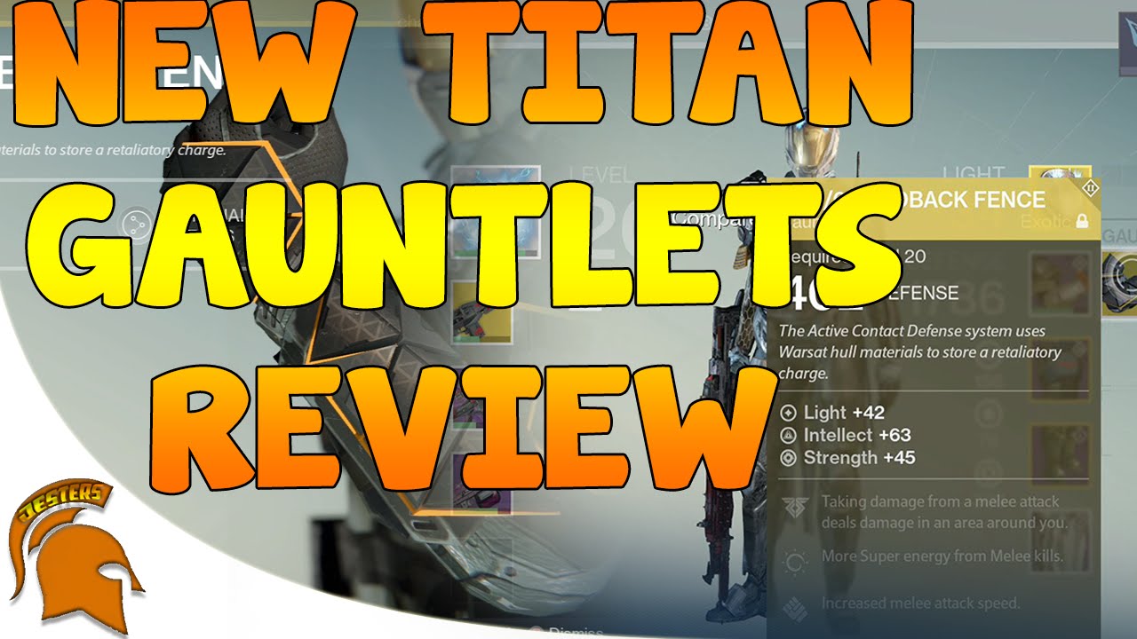 Destiny - ACD/0 Feedback Fence REVIEW (NEW TITAN GAUNTLETS)