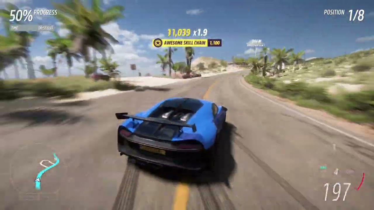 The Crew 2 Bugatti Chiron Pur sport Pro Settings 2020 and top speed