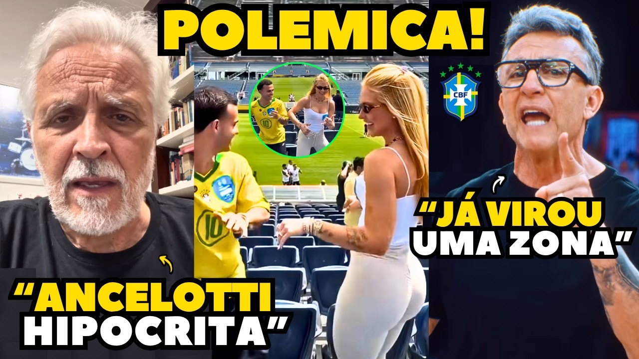 EITA! NETO DETONA VIRGINIA NO TREINO DA SELE&Ccedil;&Atilde;O BRASILEIRA E SORMANI DEFENDE NEYMAR NA COPA DO MUNDO