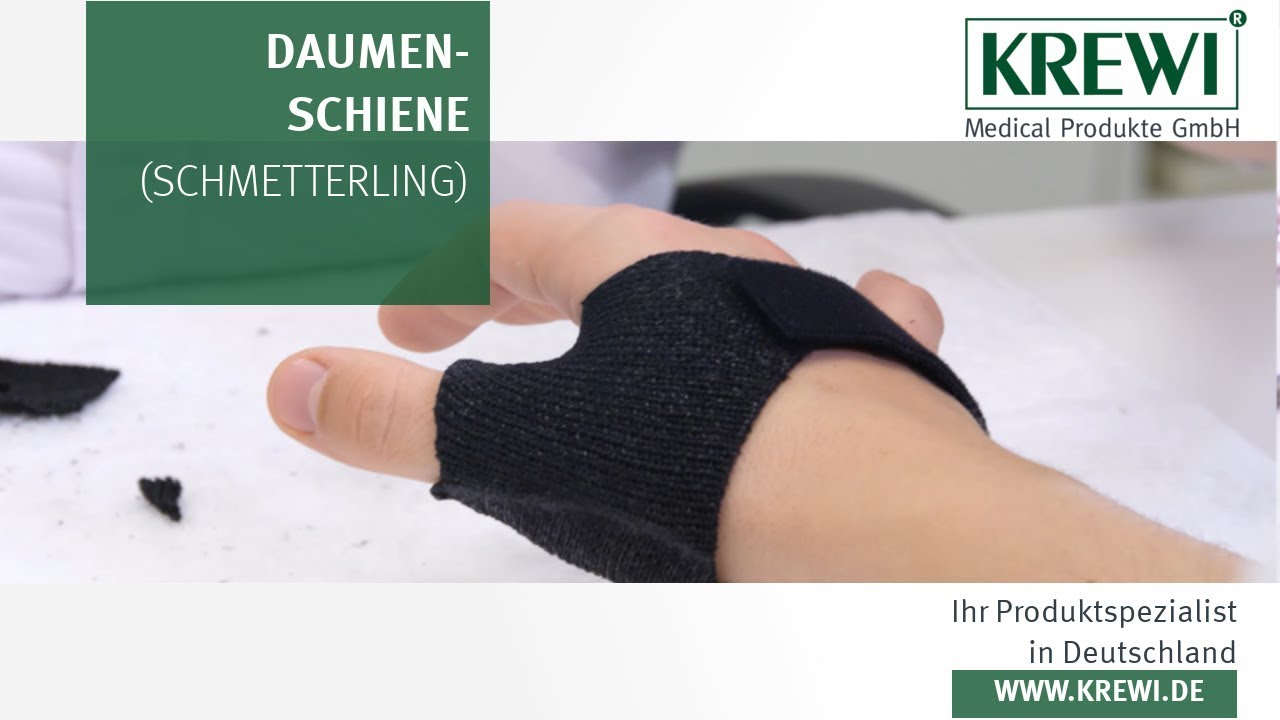 7.  Daumenfunktionsschiene (Schmetterling) | Rhizarthrose | Ergotherapie