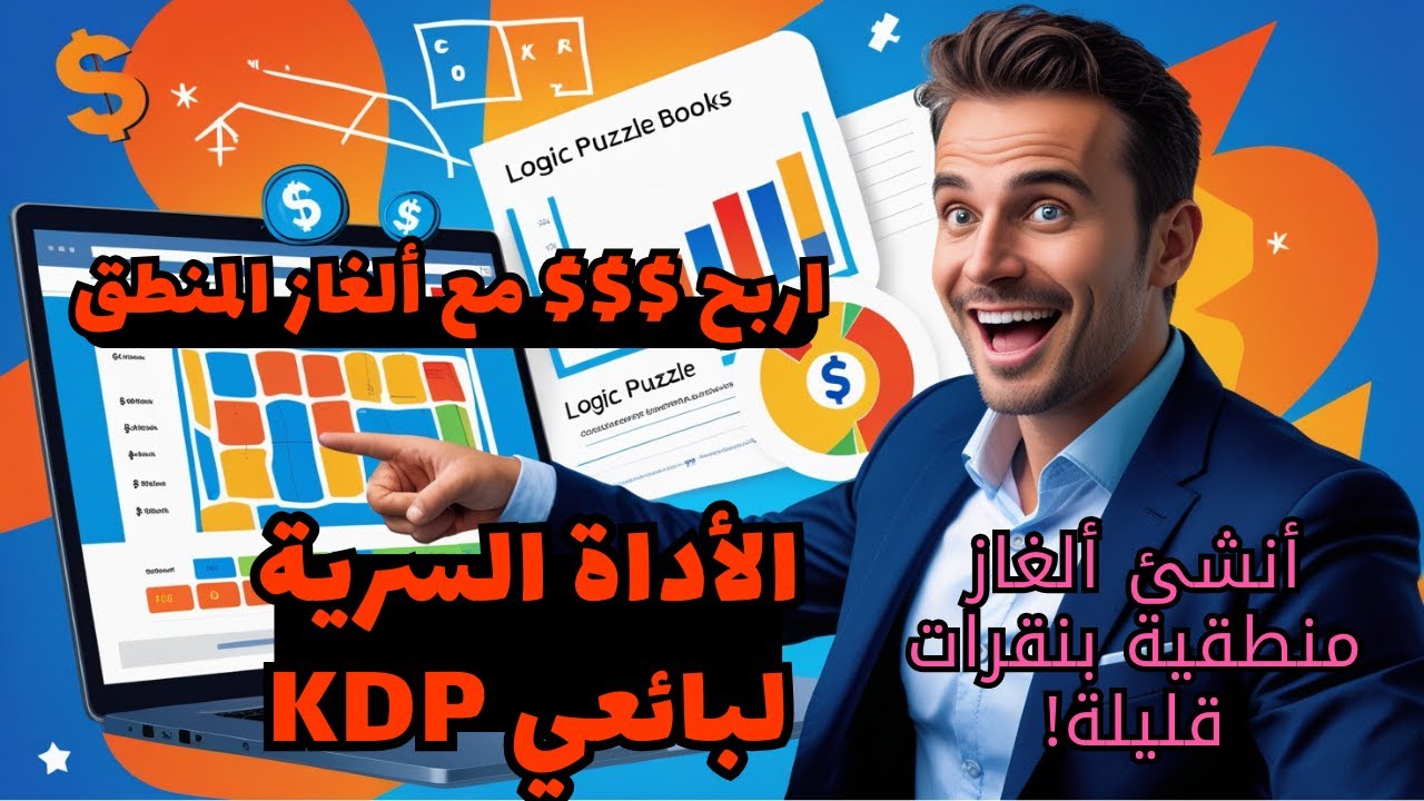 كورس مجاني كامل: كيفية إنشاء وتصميم كتب الألغاز المنطقية وتحقيق أرباح هائلة على KDP - أدوات احترافية