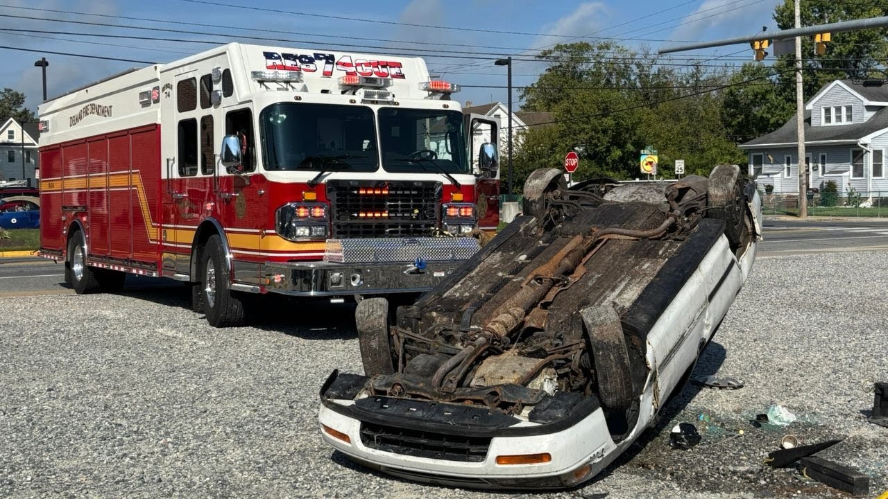 Appliance fire and Auto extrication drill