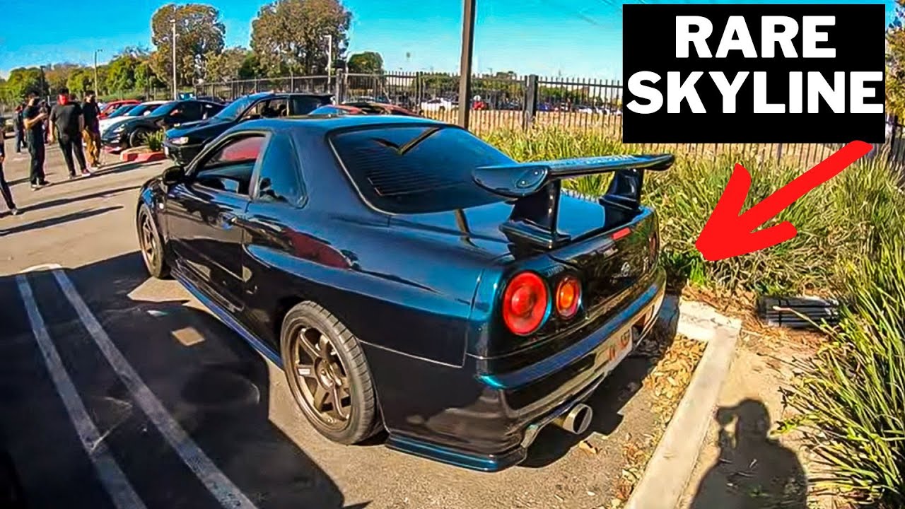 RARE SKYLINE at Nissan 240SX Meet!!