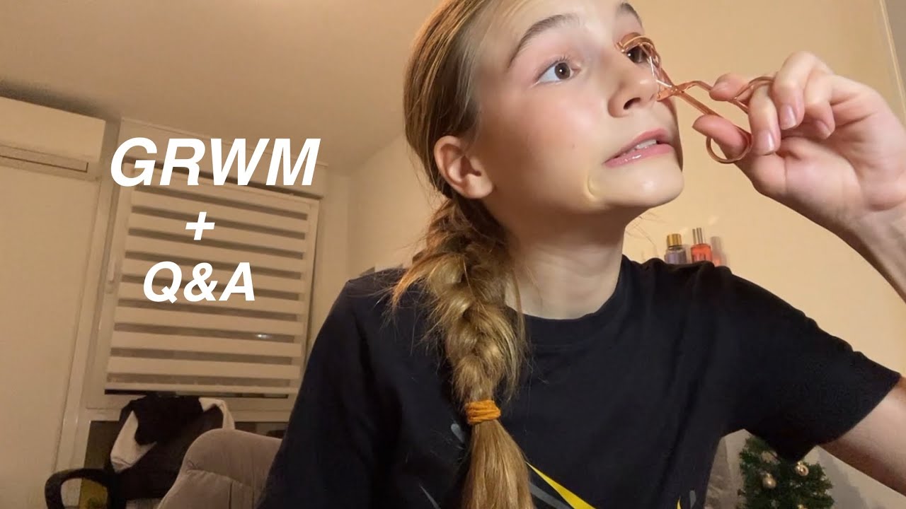 GRWM + Q&A 🩷 make-up guide (basic)💄