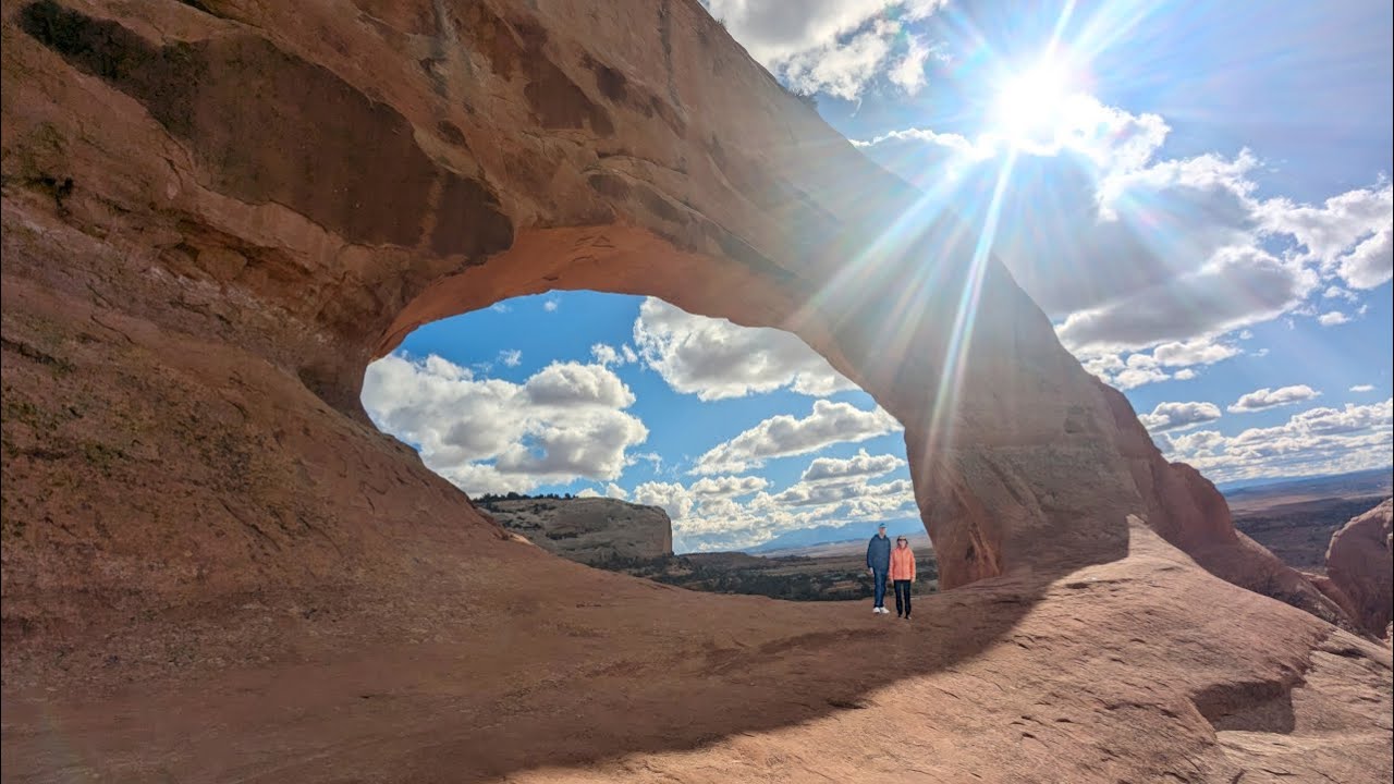 Wilson Arch ~ Moab (Short Rock Scramble in Utah)