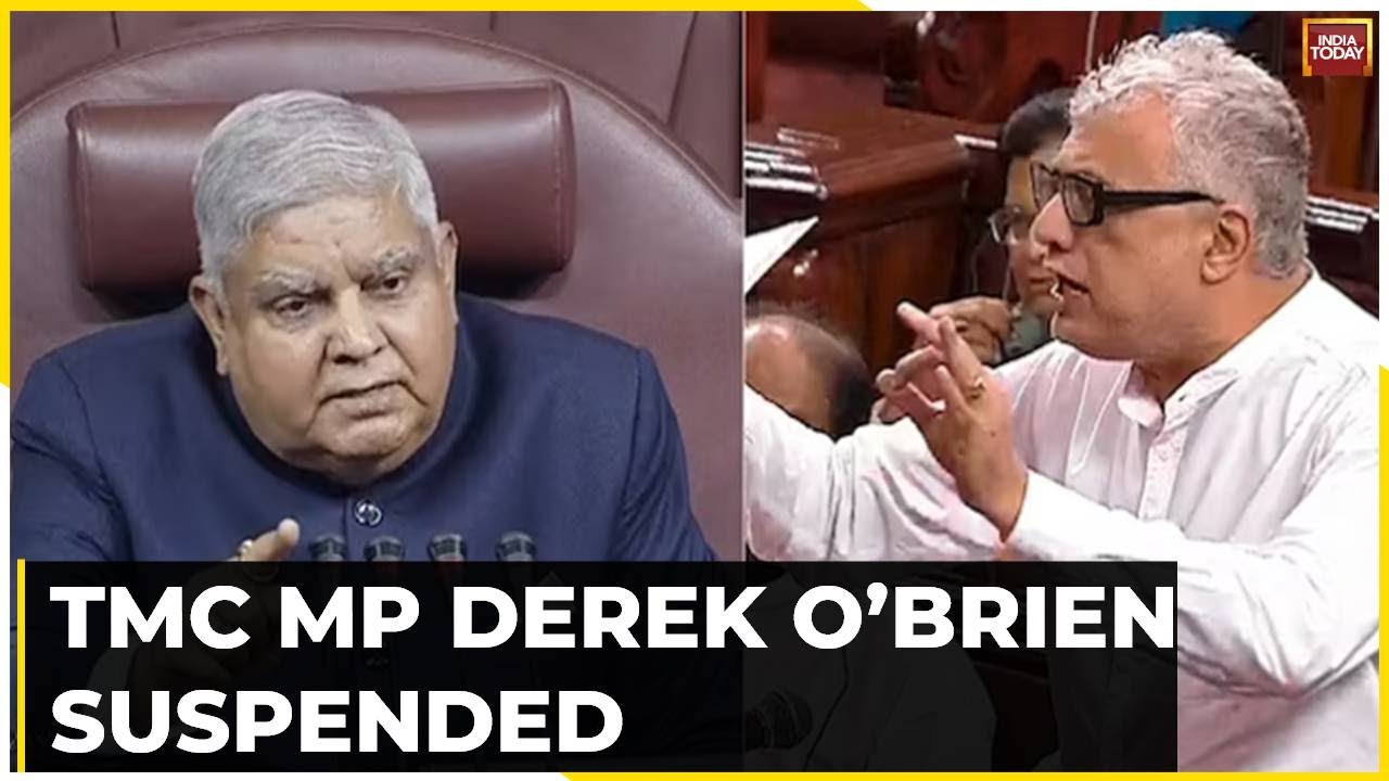 Parliament Monsoon Session: TMC MP Derek O&rsquo;Brien Suspended, Chair Suspends TMC MP After Uproar