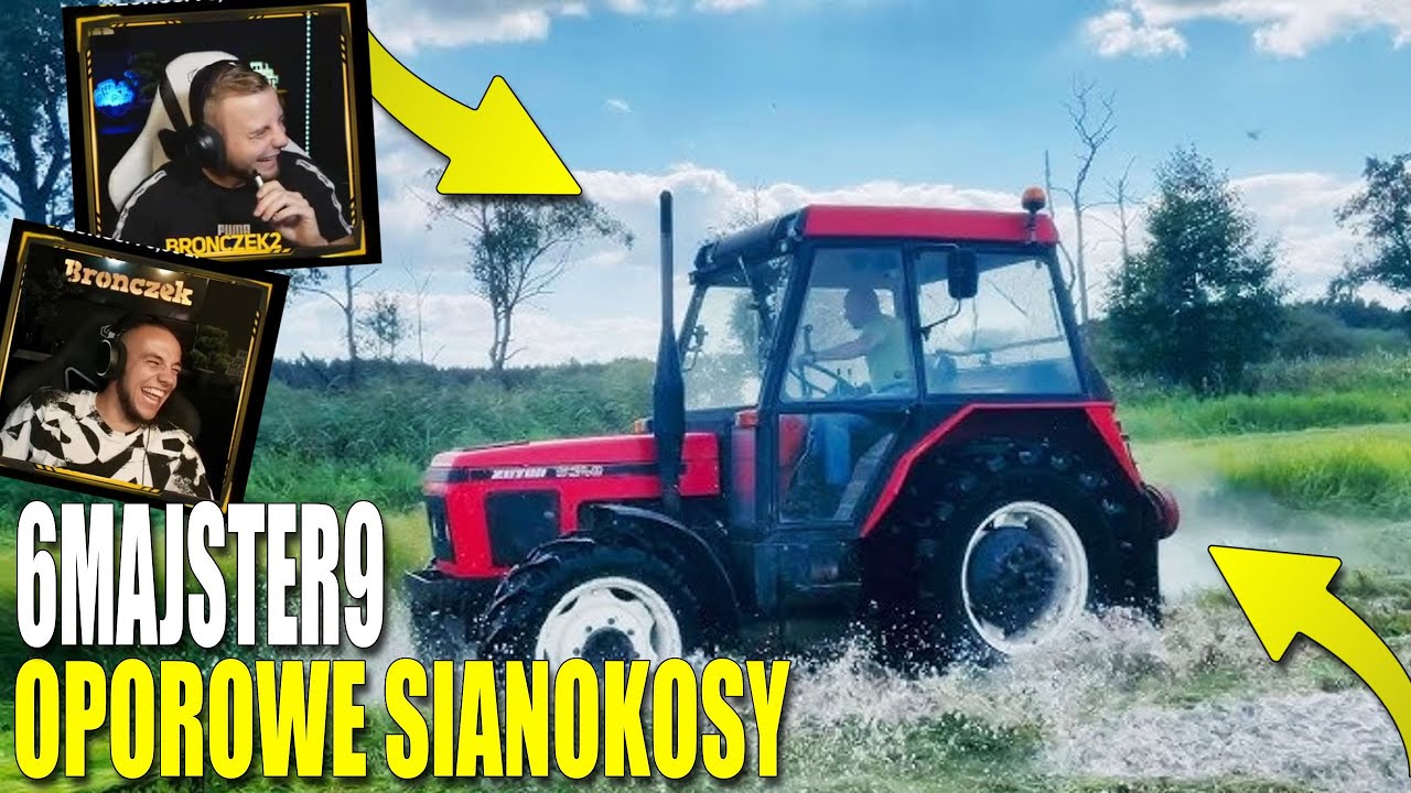 BRONCZEK & JANKUS oglądają 6MAJSTER9🤣 *OPOROWE SIANOKOSY* Orka & Siewy😮