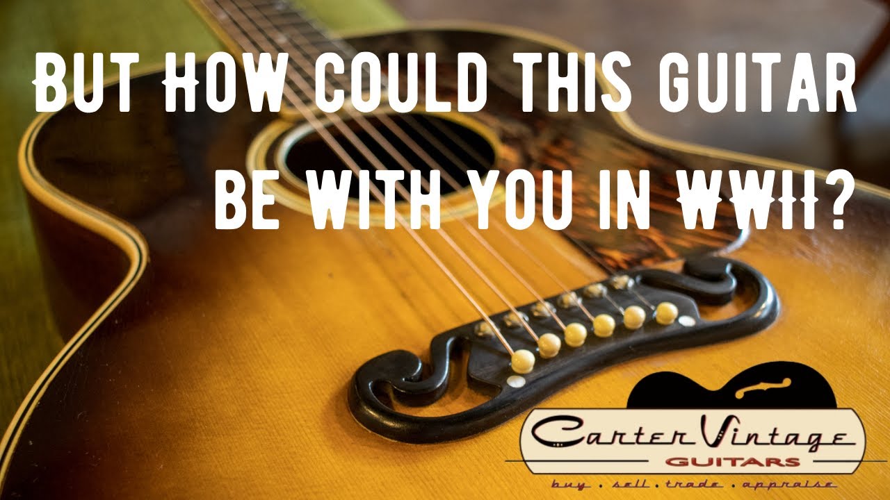 Playing a larger than life 1944 Gibson Southern Jumbo at @CarterVintageGuitars