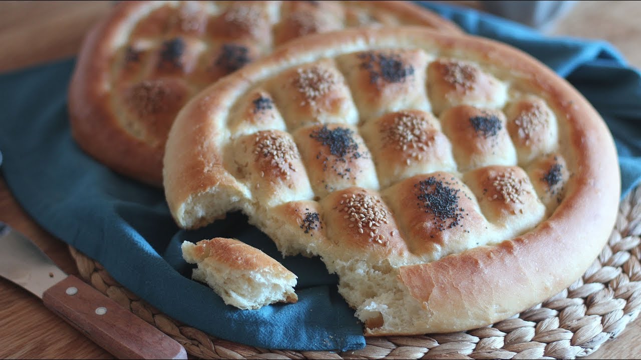 Pain pide turque , moelleux et facile !