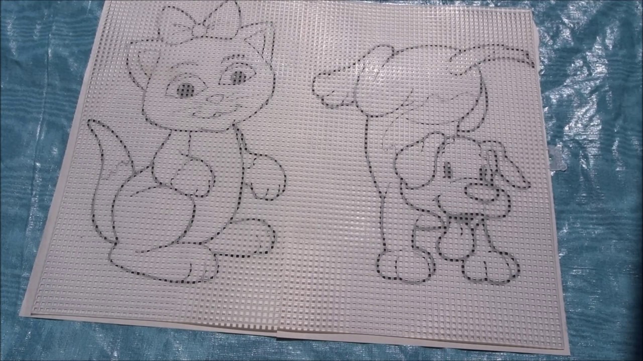 🟩 Using Drawings | Tutorial | Plastic Canvas