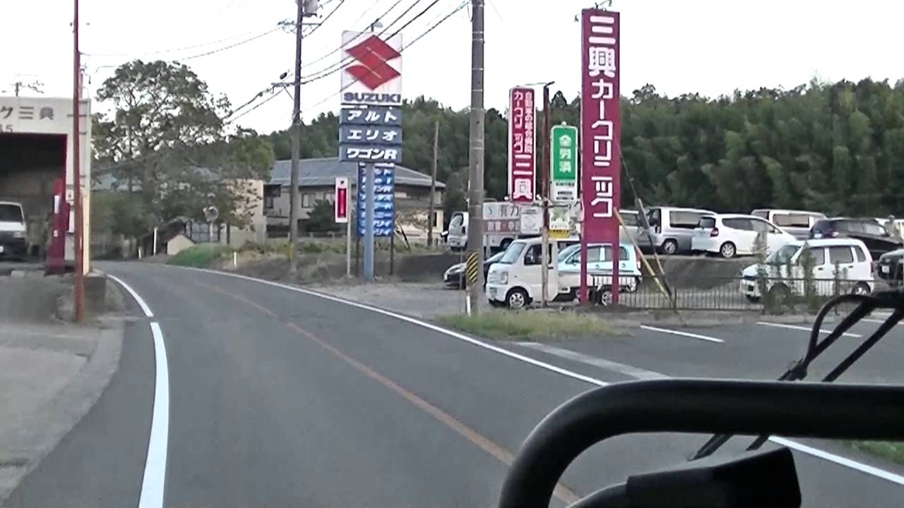 (前面展望)三重交通52系統/サイエンスシティ⇒高田高校前⇒津駅前