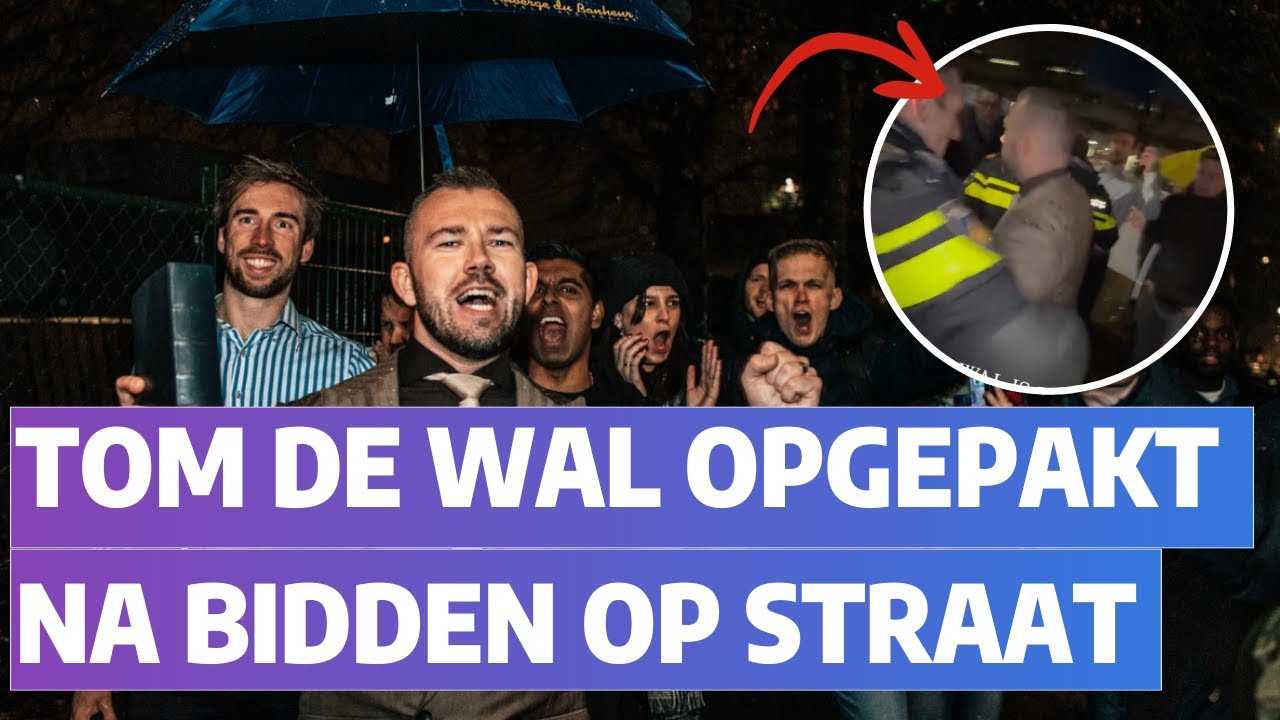 INKTZWARTE DAG voor Nederland: Tom de Wal opgepakt tijdens samenkomst