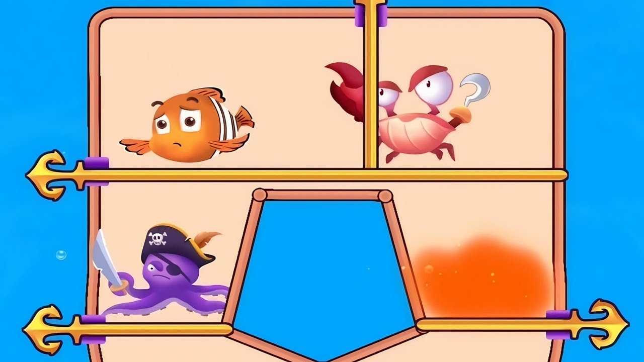 Save the Fish | Pull The Pin|Fish Pin Game|you save fish?| ios Android Gameplay|#34 level 830 to 860