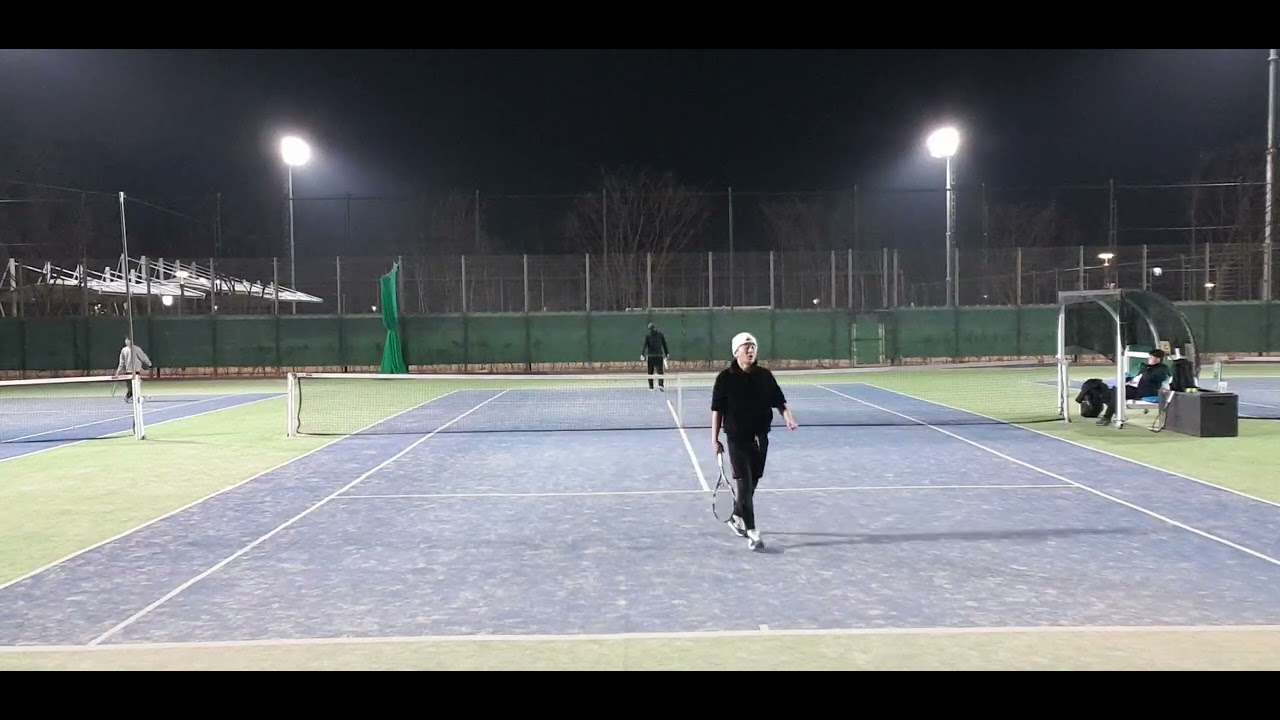 26년 1월 17일 황더러 6 : 4 호호박사 단식테니스 