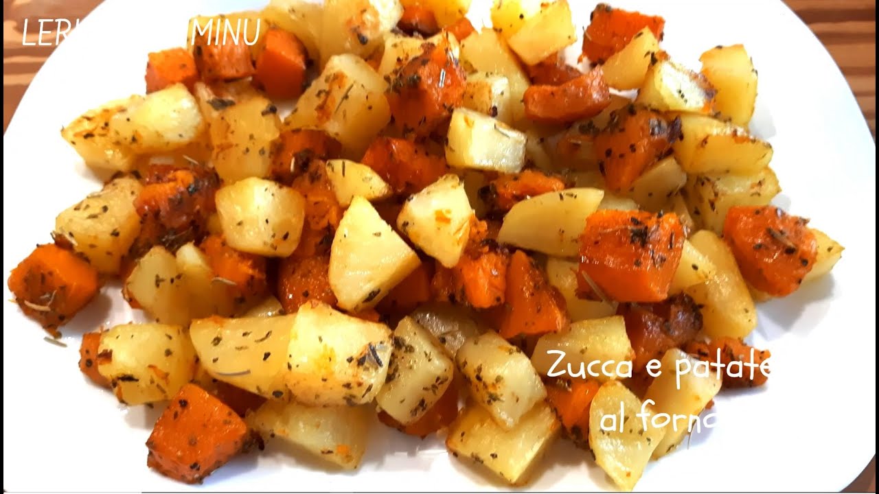 Zucca e patate al forno