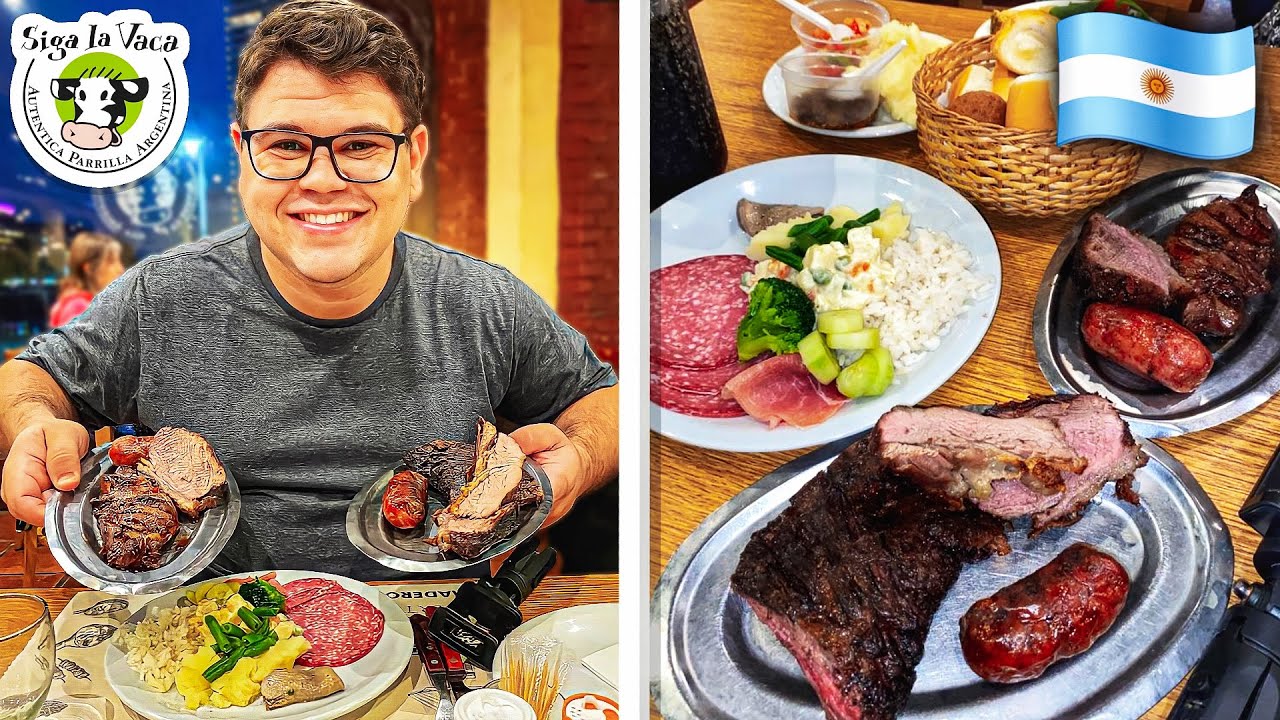 CHURRASCARIA À VONTADE EM BUENOS AIRES | Siga La Vaca Parrilla Argentina