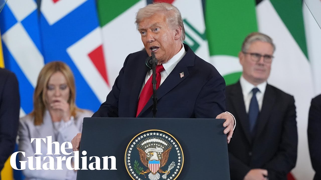 Trump awkwardly thanks world leaders at Gaza summit