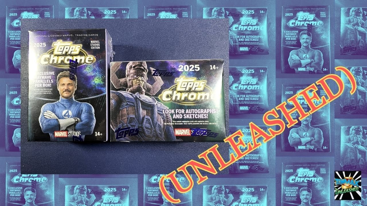 2 boxes of 2025 Topps Marvel Studios Chrome Value Box Unboxing unleashed