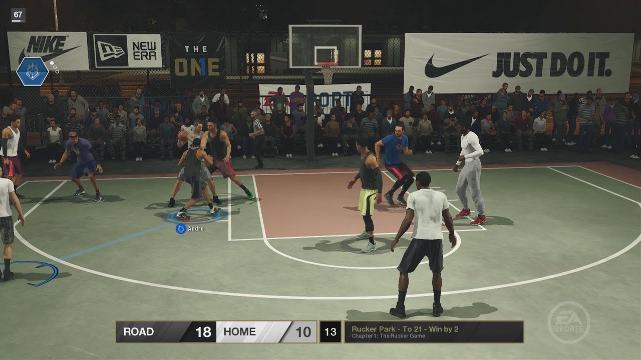 NBA LIVE 18 - THE ONE: Chapter 1: The Rucker Game |  Career Mode (1080p 60fps)