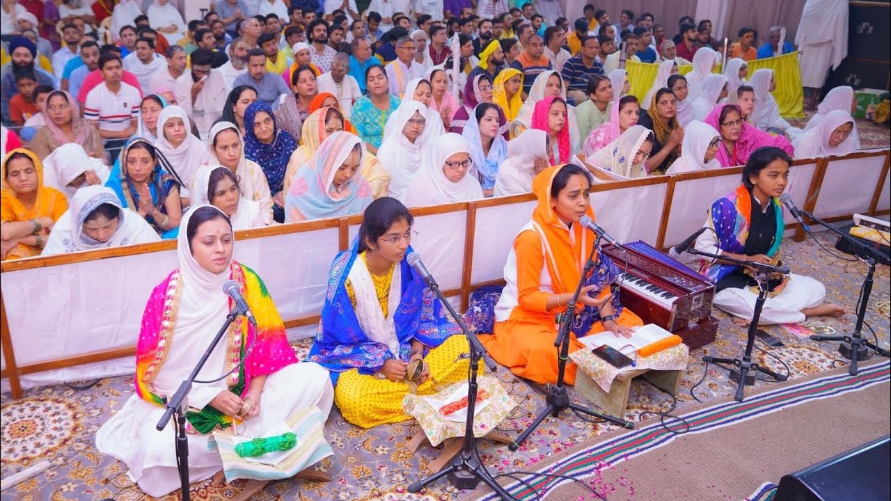 संत जनाबाई के गाँव से आई सखियों द्वारा अद्भुत श्रृंगार कीर्तन // 06/10/23