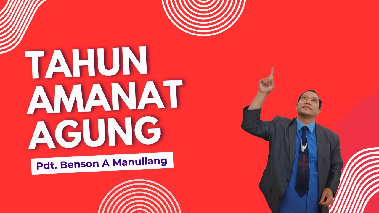 Visi 2026 : Amanat Agung Bukan Sekadar Tema, Tapi Panggilan Hidup #bensonmanullang
