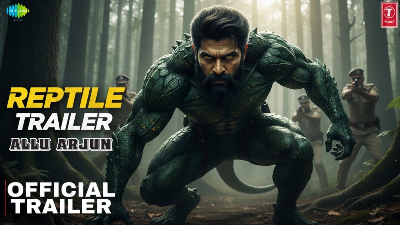 Reptile: The Metamorph | Ai Trailer (2026) | Sci-Fi Transformation Movie | SK Editz Hub । Allu Arjun