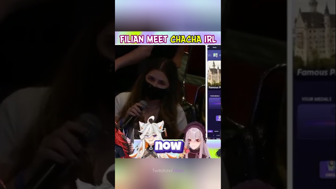 Filian meet chacha IRL 😍 