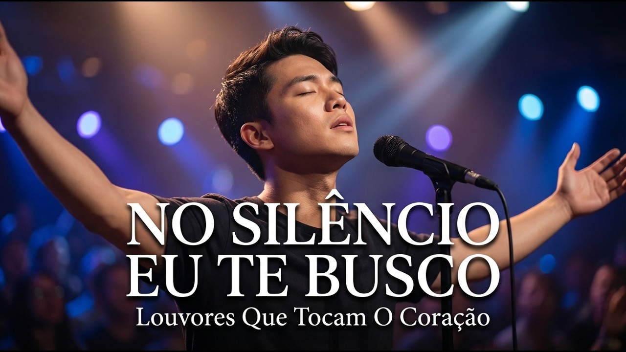NO SILÊNCIO EU TE BUSCO/ Louvores Que Tocam a Alma/ Oração Cantada/ 4K