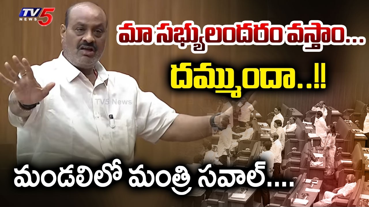 మండలిలో మంత్రి సవాల్....Minister Achennaidu CHLLENGES YCP Leaders | TTD Laddu ROw | TV5