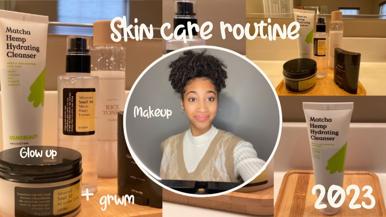 My Korean Skin Care Routine 2023 | Makeup routine | + GRWM |
