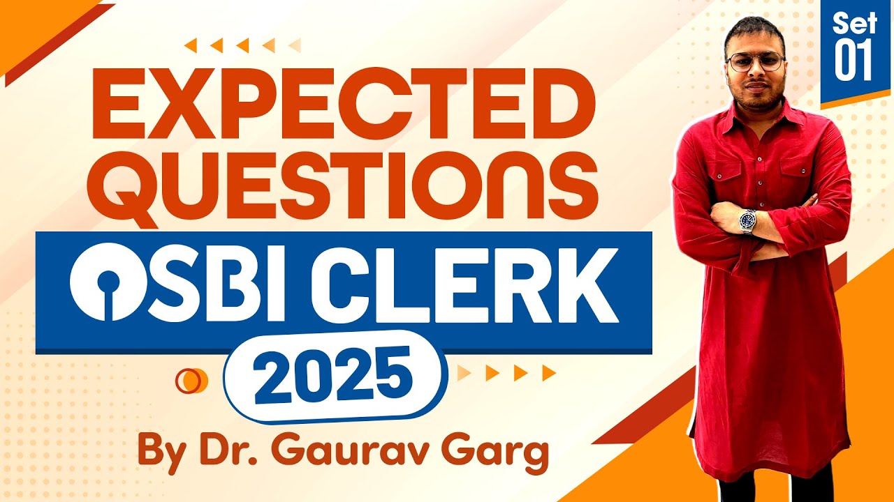 SBI Clerk 2025 | Best Current Affairs For SBI Clerk 2025 By Dr Gaurav Garg