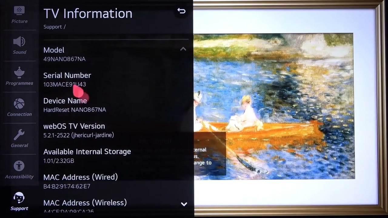 LG NanoCell TV: Modellnummer finden &ndash; So geht's!