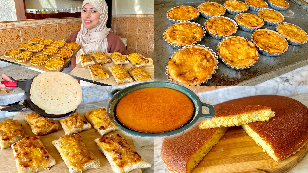 المالح الاكتر طلبا في رمضان🌙 كيش اقتصادي بلا زبدة ولا بيض👌🏻ميني طاكوس سائل😍وحرشة باللبن فالفران